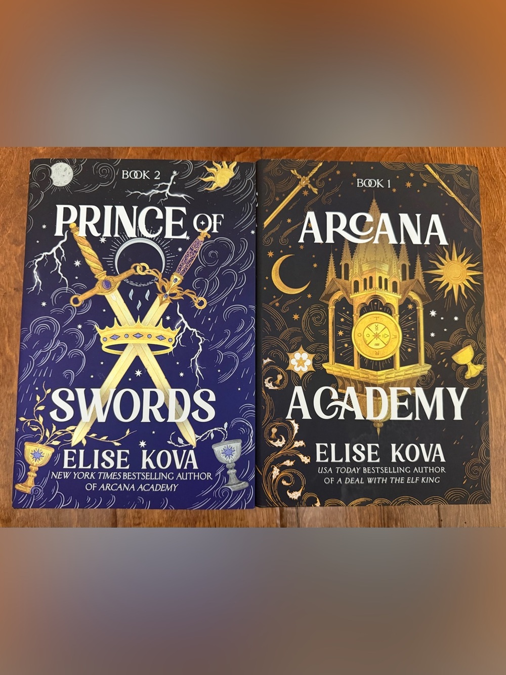 Arcana Academy Book Set by - Blue & Black Covers